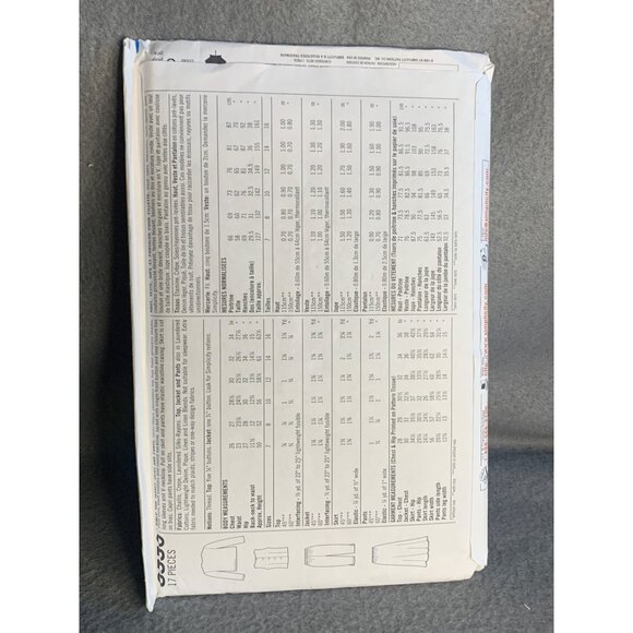 Simplicity Girls Top Jacket Pants Skirt Sewing Pattern Sz 7-10 8550 - Uncut - Picture 3 of 4